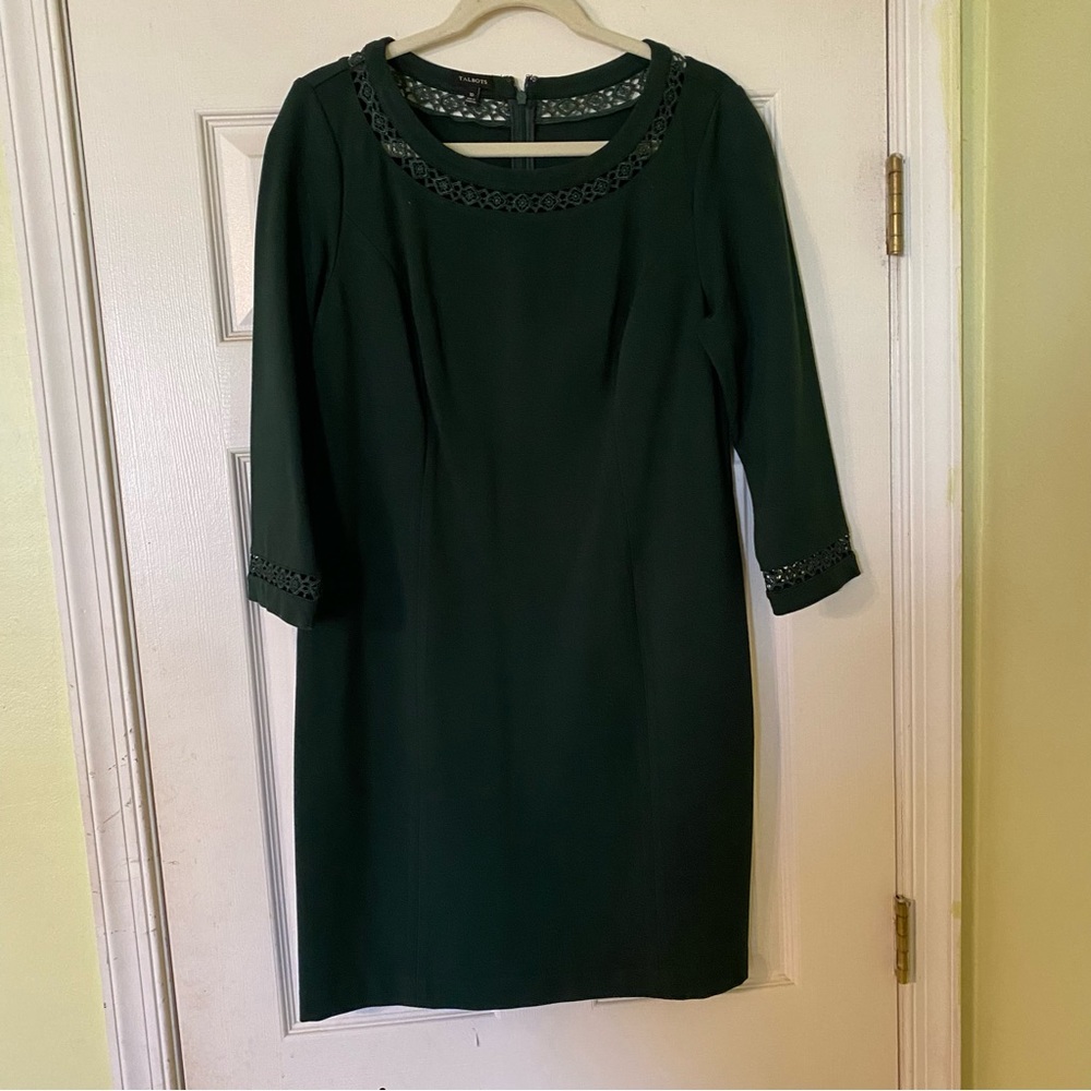 Talbots Dark Green Dress
